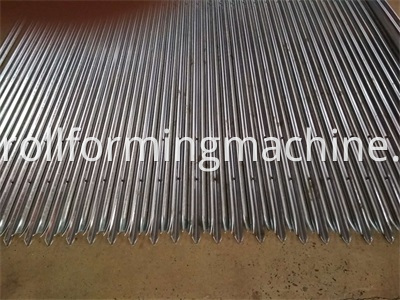 Galvanized Steel Profile Palisade Pales Fence Machine